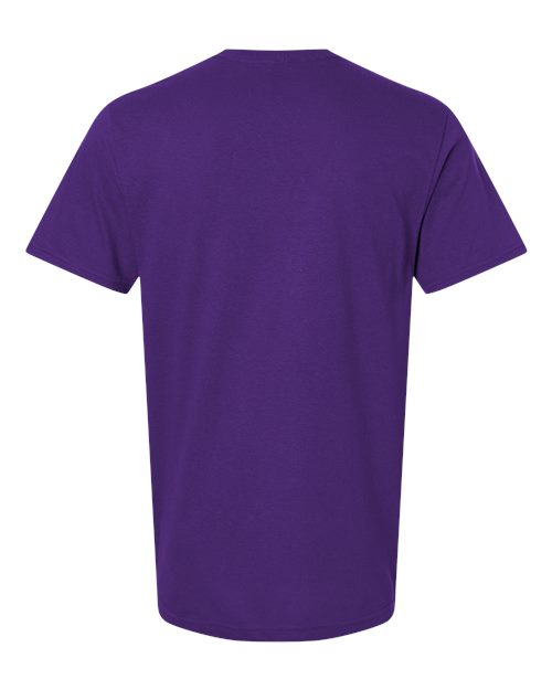 Unisex Softstyle® T-Shirt - Purple Back
