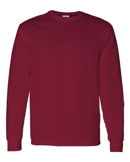 Unisex Heavy Cotton™ Long Sleeve T-Shirt - Cardinal Red Front