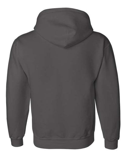 Unisex DryBlend® Hooded Sweatshirt - Charcoal Back
