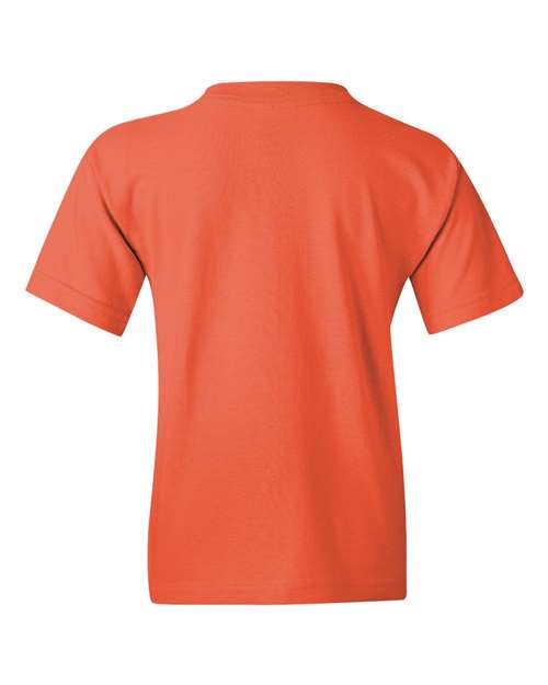 Youth Heavy Cotton™ T-Shirt - Coral Silk Back