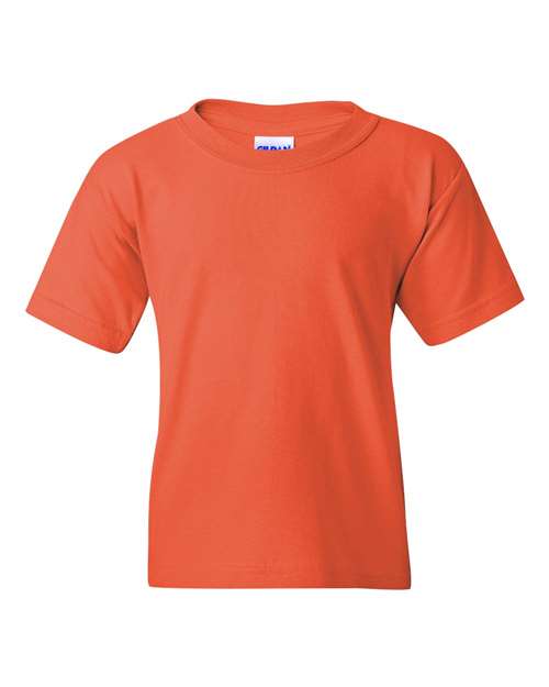 Youth Heavy Cotton™ T-Shirt - Coral Silk Front