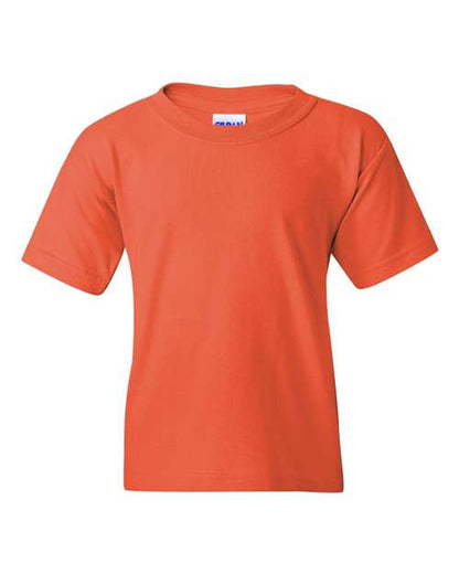 Youth Heavy Cotton™ T-Shirt - Coral Silk Front
