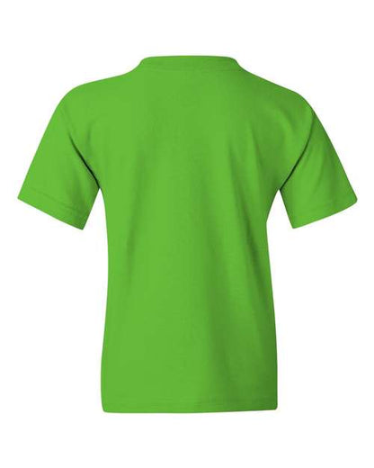 Youth Heavy Cotton™ T-Shirt - Electric Green Back