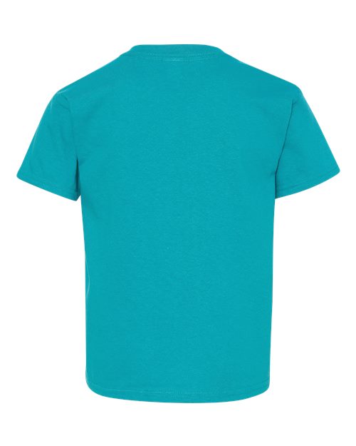 Youth Heavy Cotton™ T-Shirt - Tropical Blue Back