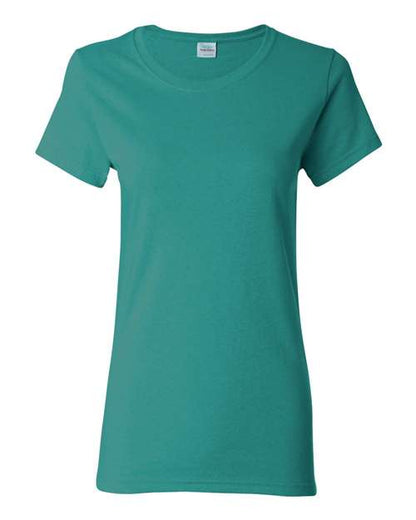 Gildan Women's Heavy Cotton™ T-Shirt - Tropical Blue Front