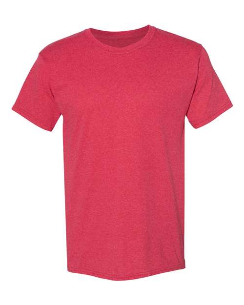 Hanes Unisex EcoSmart® T-Shirt - Heather Red Front