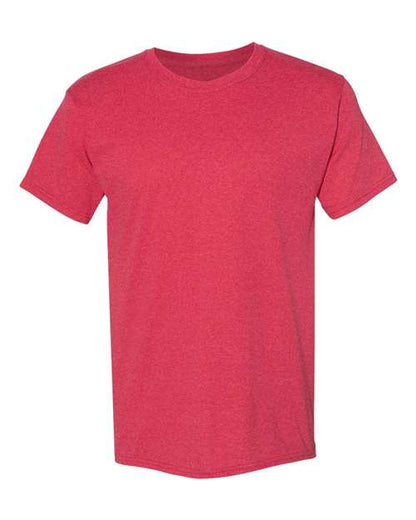 Hanes Unisex EcoSmart® T-Shirt - Heather Red Front
