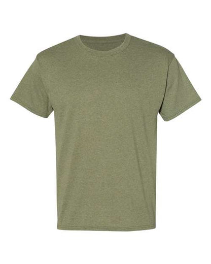Hanes Unisex EcoSmart® T-Shirt - Heather Green Front