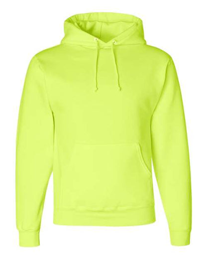 JERZEES Unisex Super Sweats NuBlend® Hooded Sweatshirt - Safety Green Front
