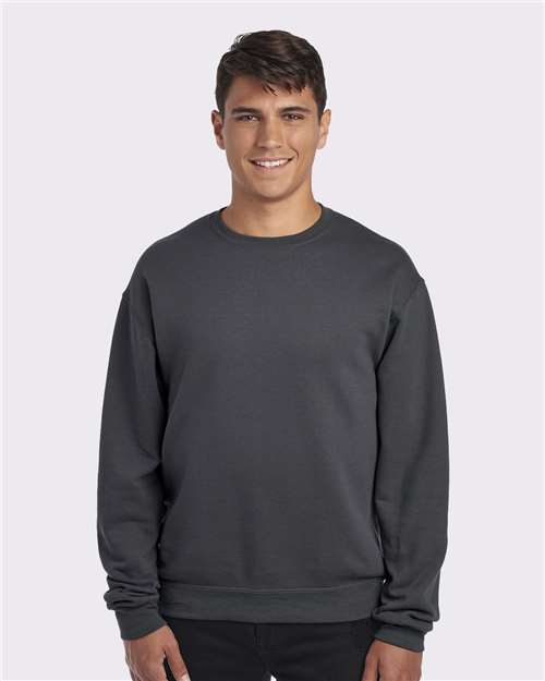 JERZEES Unisex NuBlend® Crewneck Sweatshirt - Model Front
