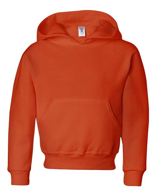 JERZEES Youth NuBlend® Hooded Sweatshirt - Burnt Orange Front