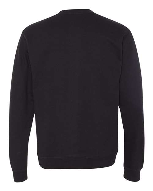 Independent Trading Co. Unisex Midweight Crewneck Sweatshirt - Back