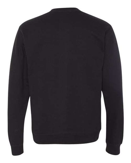 Independent Trading Co. Unisex Midweight Crewneck Sweatshirt - Back