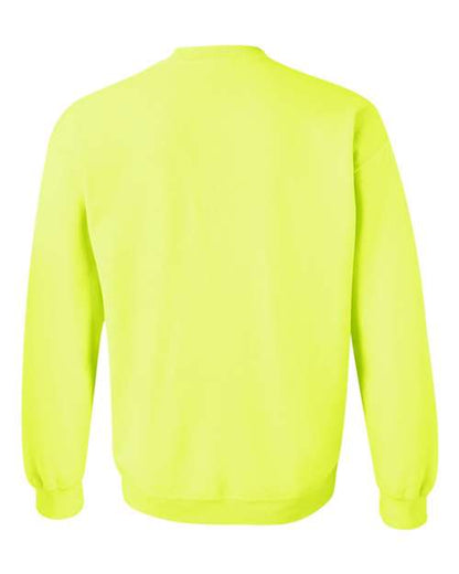 Unisex Heavy Blend™ Crewneck Sweatshirt - Safety Green Back