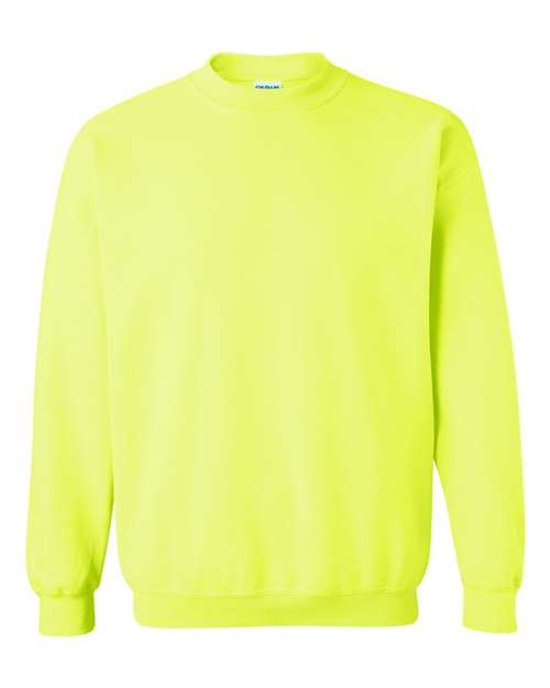 Gildan Unisex Heavy Blend™ Crewneck Sweatshirt - Safety Green Front