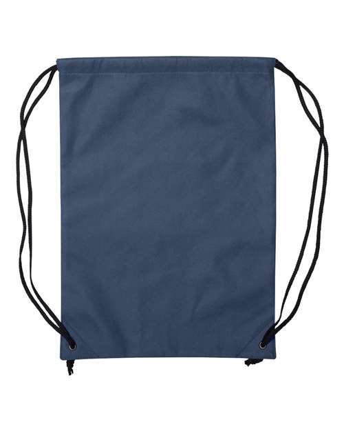 Liberty Bags Non-Woven Drawstring Backpack - Navy Front
