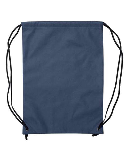 Liberty Bags Non-Woven Drawstring Backpack - Navy Front