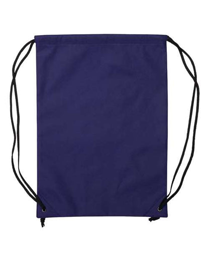 Liberty Bags Non-Woven Drawstring Backpack - Back