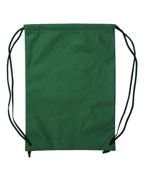 Liberty Bags Non-Woven Drawstring Backpack - Green Front