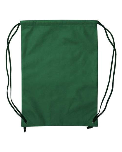 Liberty Bags Non-Woven Drawstring Backpack - Green Front