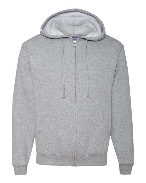 JERZEES Unisex NuBlend® Full-Zip Hooded Sweatshirt - Athletic Heather Front