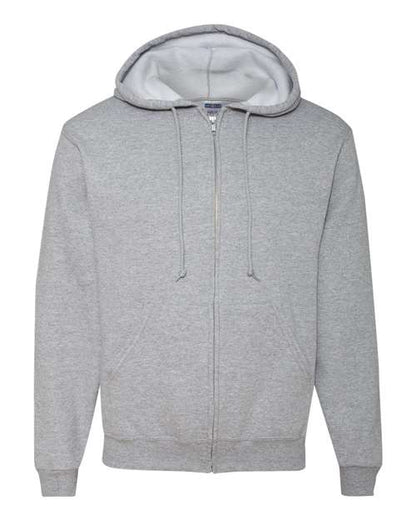 JERZEES Unisex NuBlend® Full-Zip Hooded Sweatshirt - Athletic Heather Front