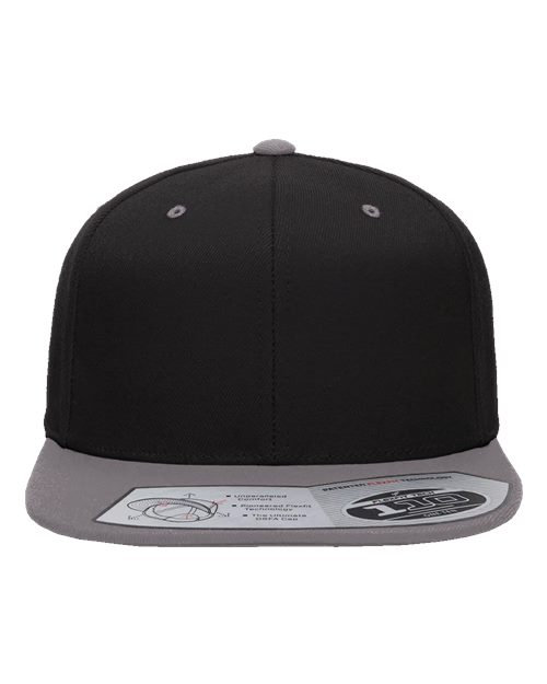 Flexfit 110® Snapback Cap - Black/ Grey Front