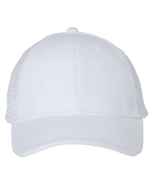 Valucap Sandwich Trucker Cap - White/ White Front