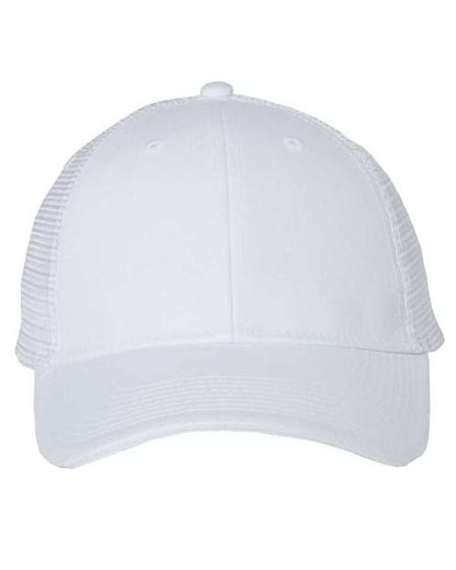 Valucap Sandwich Trucker Cap - White/ White Front