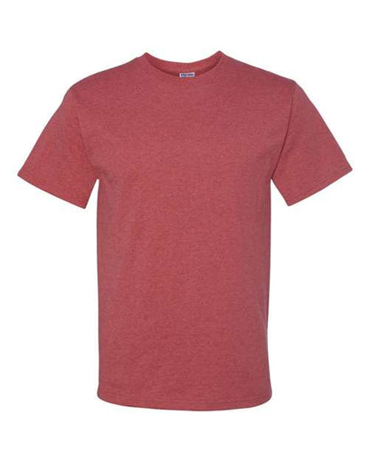 JERZEES Unisex Dri-Power® 50/50 T-Shirt - Vintage Heather Red Front
