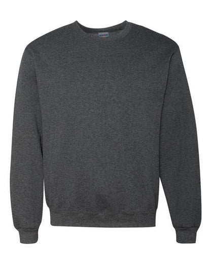 JERZEES Unisex Super Sweats NuBlend® Crewneck Sweatshirt - Black Heather Front