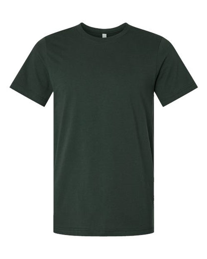 BELLA + CANVAS Jersey Tee - Hunter Green Front
