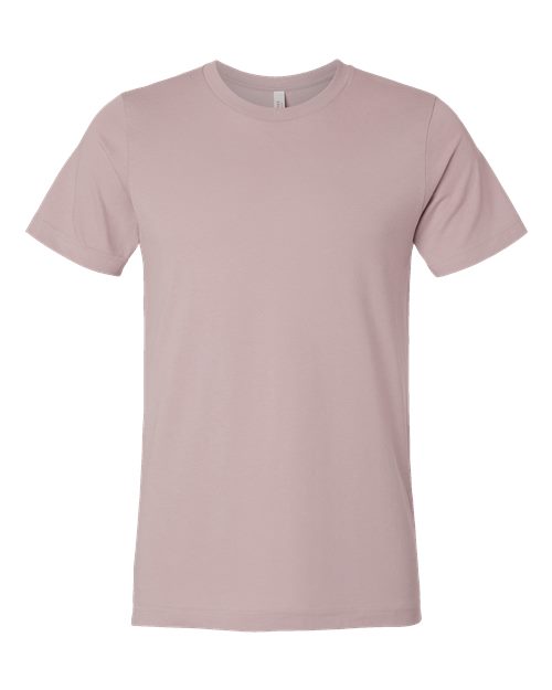 BELLA + CANVAS Jersey Tee - Pink Gravel Front