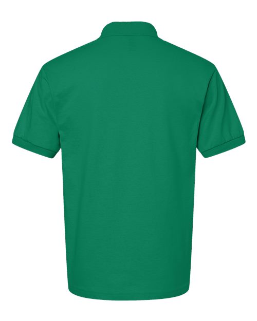 Unisex DryBlend® Polo - Kelly Green Back