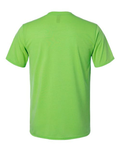 Unisex Performance® T-Shirt - Lime Back
