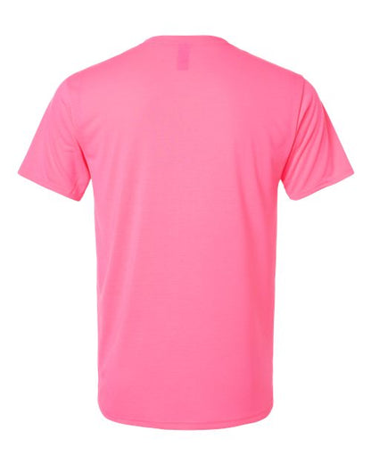 Unisex Performance® T-Shirt - Safety Pink Back