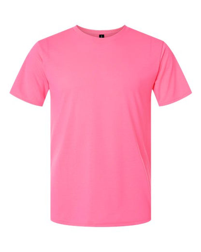 Unisex Performance® T-Shirt - Safety Pink Front