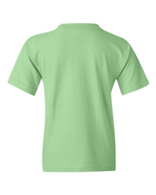 Youth Heavy Cotton™ T-Shirt - Mint Green Back
