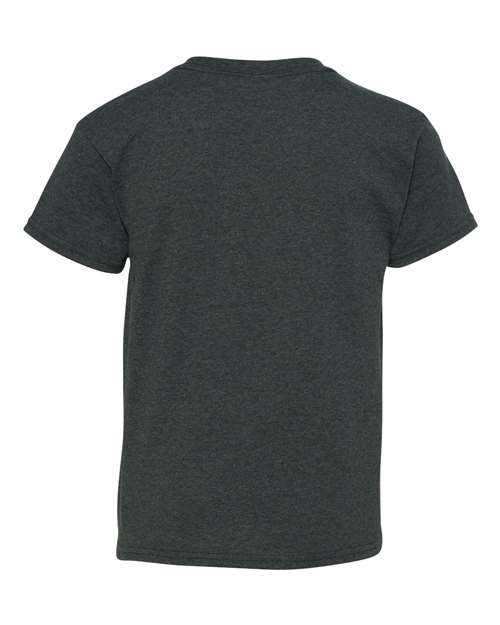 Youth Heavy Cotton™ T-Shirt - Dark Heather Back