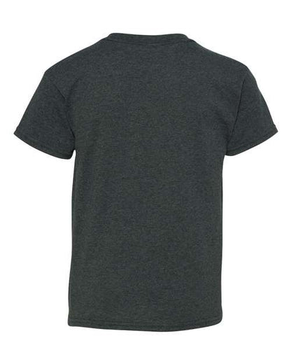 Youth Heavy Cotton™ T-Shirt - Dark Heather Back