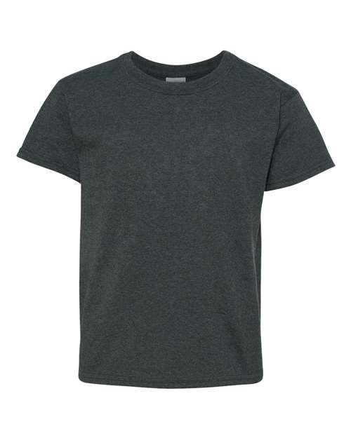 Youth Heavy Cotton™ T-Shirt - Dark Heather Front