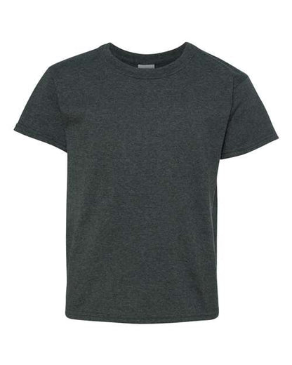 Youth Heavy Cotton™ T-Shirt - Dark Heather Front