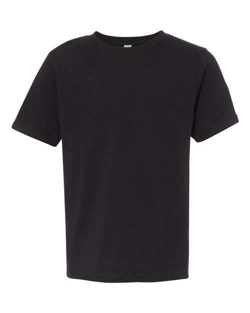 Next Level Youth Cotton Tee - Black Front