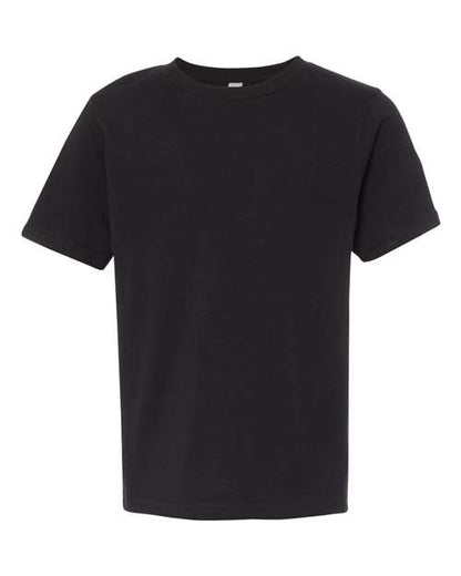 Next Level Youth Cotton Tee - Black Front