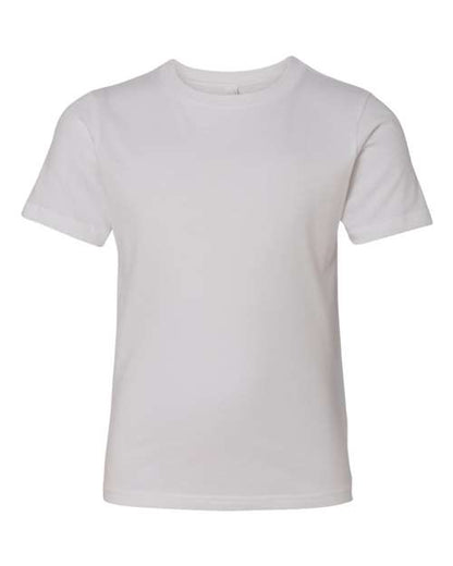 Next Level Youth Cotton Tee - White Front