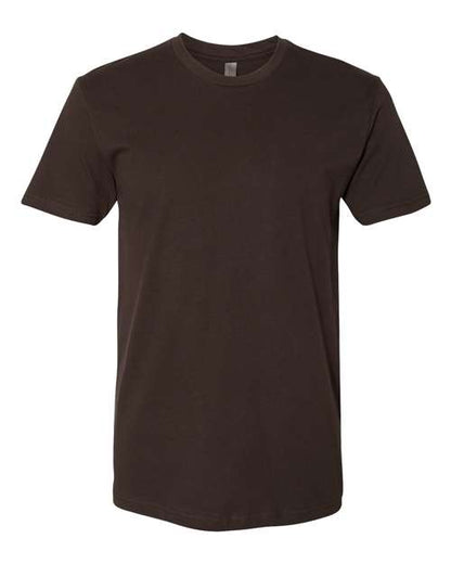 Next Level Unisex Cotton Tee - Dark Chocolate Front