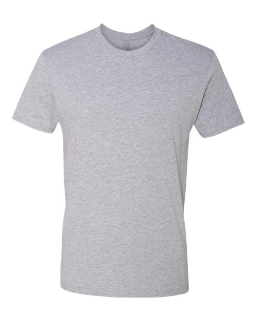 Next Level Unisex Cotton Tee - Heather Grey Front