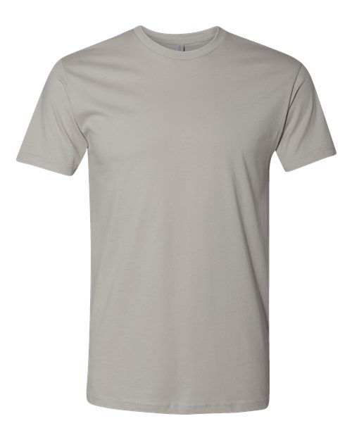 Next Level Unisex Cotton Tee - Light Grey Front