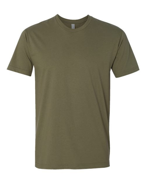 Next Level Unisex Cotton Tee - Military Green Front