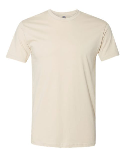 Next Level Unisex Cotton Tee - Natural Front